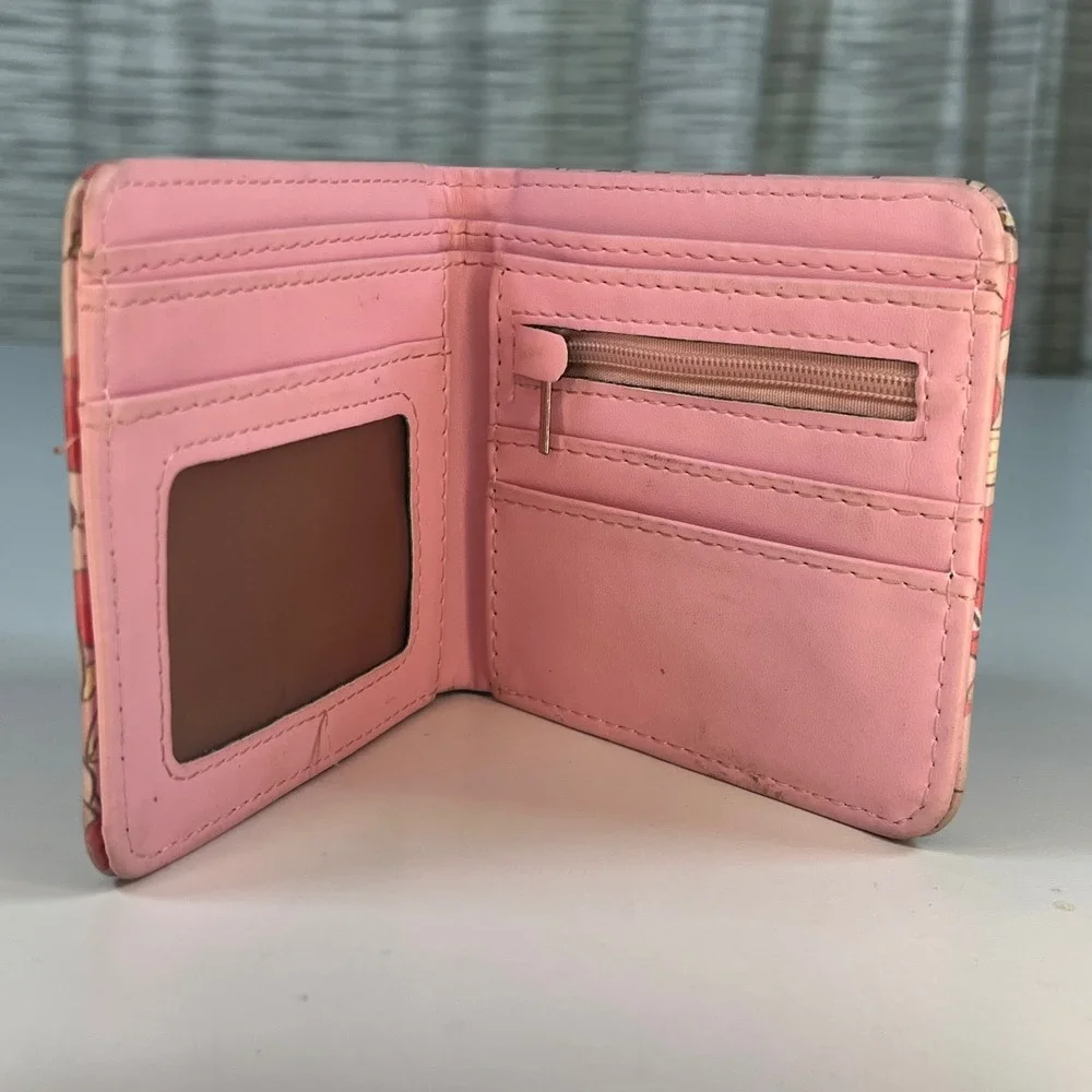 Nintendo Kirby Bifold Wallet Pink Unisex OS Good All Over Print Sweets Anime